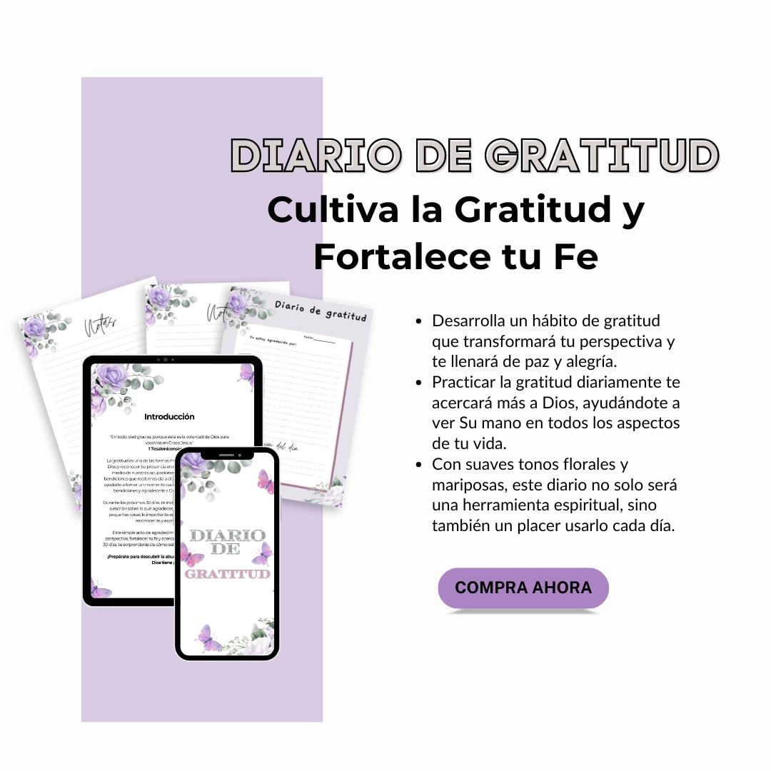 Diario De Gratitud De 30 Días Para Mujeres | Cultiva La Gratitud Y ...