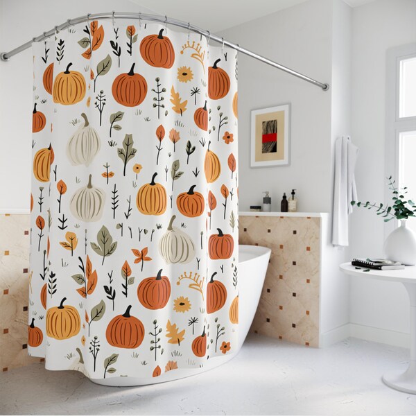 Fall Shower Curtain Etsy
