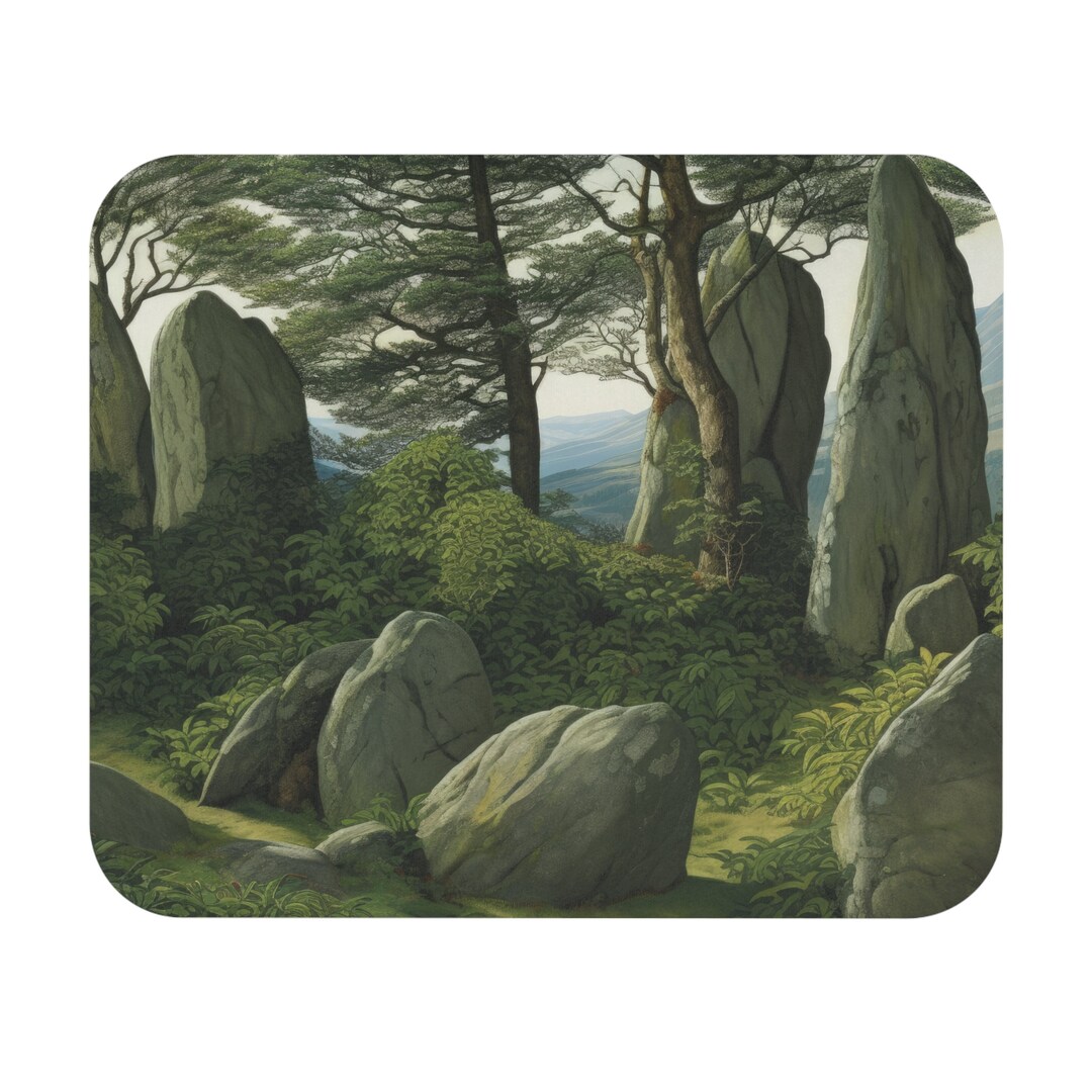 Scottish Highlands Stones Mouse Pad - Professional Office Decor - Gift ...