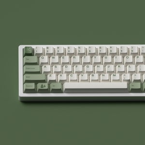 Custom Minimalist Bamboo Green Forest Theme Keycap Set MX - Etsy UK