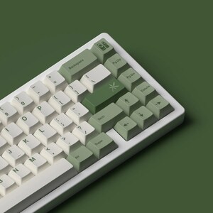 Custom Minimalist Bamboo Green Forest Theme Keycap Set MX - Etsy UK