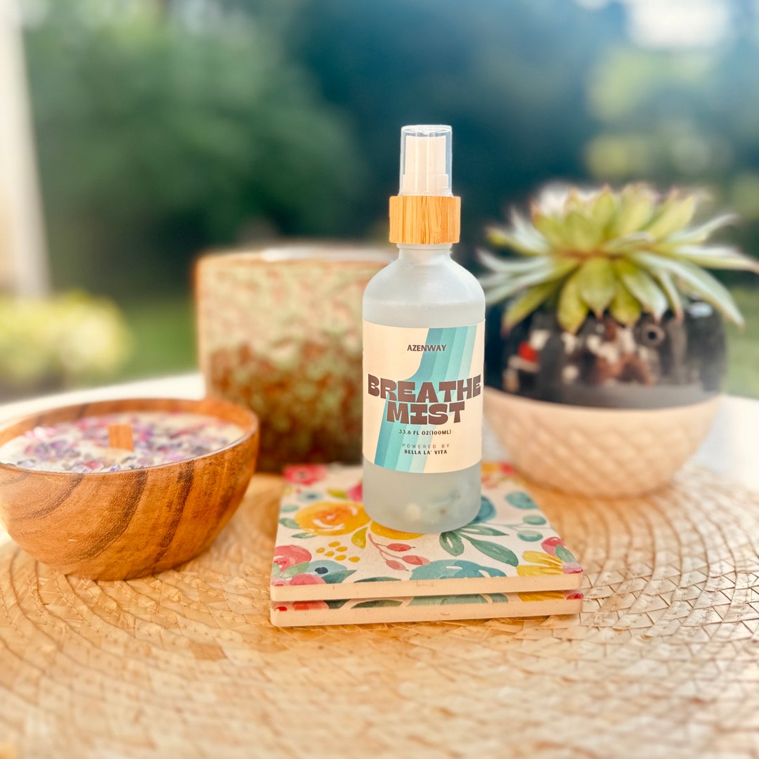 Uplift Aromatherapy Pillow Mist Crystal Infused Sleep Spray Etsy