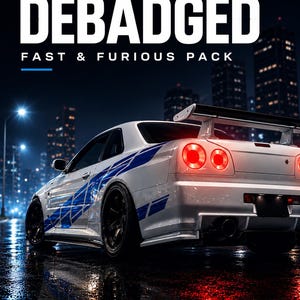 Fast Furious-geïnspireerd FiveM-autopakket zonder logo's – 10 extra racevoertuigen (digitale download)
