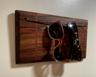 Handmade Sunglasses Holder – Wall Mount Glasses Organizer