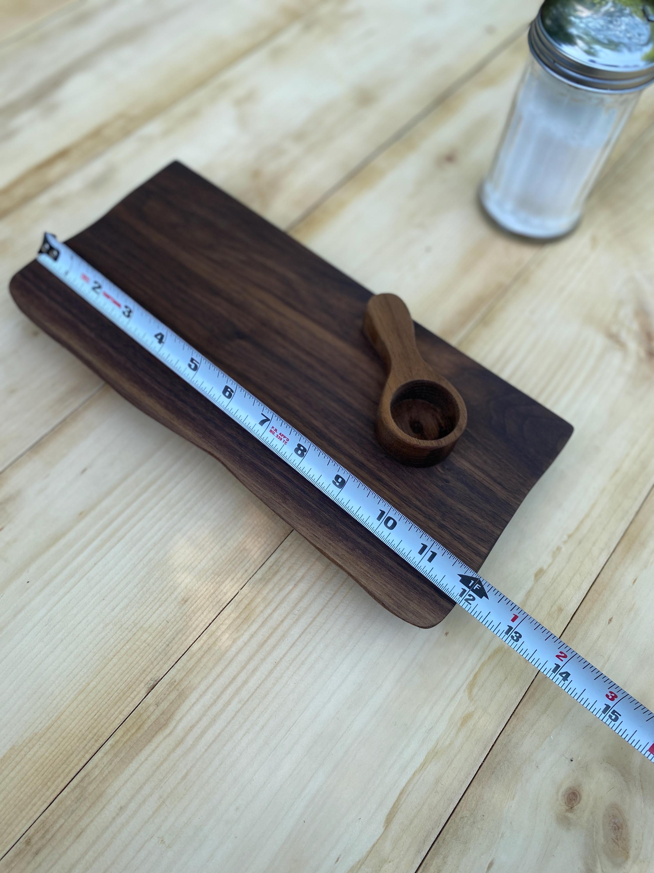 Walnut Wood Riser | Handmade Countertop Stand | Coffee Bar & Bathroom ...