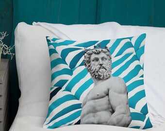Amalfi Blue Waves Triton Pillow
