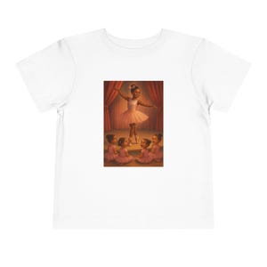 Ballerina Toddler Tee, Kids Dance Shirt, Ballet Lover Gift, Children&#39;s Ballet Top, Dance Class Wear, Ballet Recital Outfit, Ballet Theme