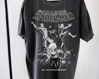 The Amazing Spidermen shirt, peter pakers shirt, marvel amazing spiderman, spiderman gift for him, retro spiderman lover gift, marvel shirt