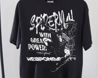 Symbiote Spiderman Shirt, peter parker spiderman shirt, black spiderman shirt, spiderman lover gift, symbiote spiderman, no way home shirt
