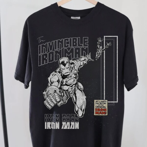 Vintage Iron Man Shirt, tony stark T-shirt, iron man shirt, comic book shirt, marvel shirt, marvel comics, vintage marvel shirt