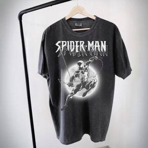 Camiseta bebé Negra parodia de Iron Man - Spider-Man aka Peter Parker y  Iron Man aka Tony Stark (T-shirt de alta calidad en la talla 1284 - impresa  en Francia - Réf : 1284)