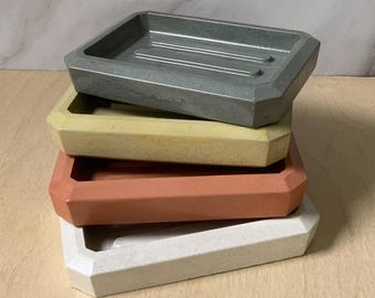 Naturstein-Seifenschale: Umweltfreundliches minimalistisches Badezimmerdekor für ein modernes Zuhause