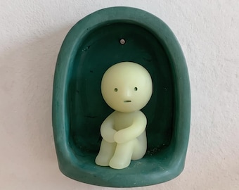 Miniature Figure Display Shelf - Arch Wall Niche for Smiski, Sonny Angel, Pop Mart & Mini Collectibles