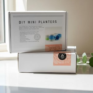 Kit de macetero de cemento y mármol: Macetas de hormigón modernas