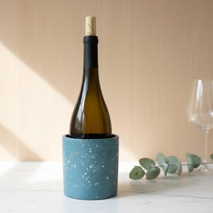 Utensil Holder- Terrazzo cement Multi-Purpose Kitchen Organizer, Wine Caddy & Home Decor Piece
