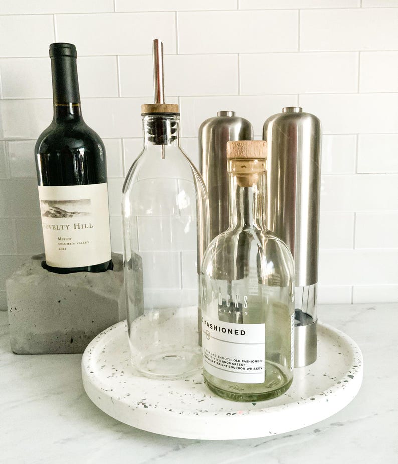 leftcornerdecor Terrazzo Lazy Susan - Thumbnail 2