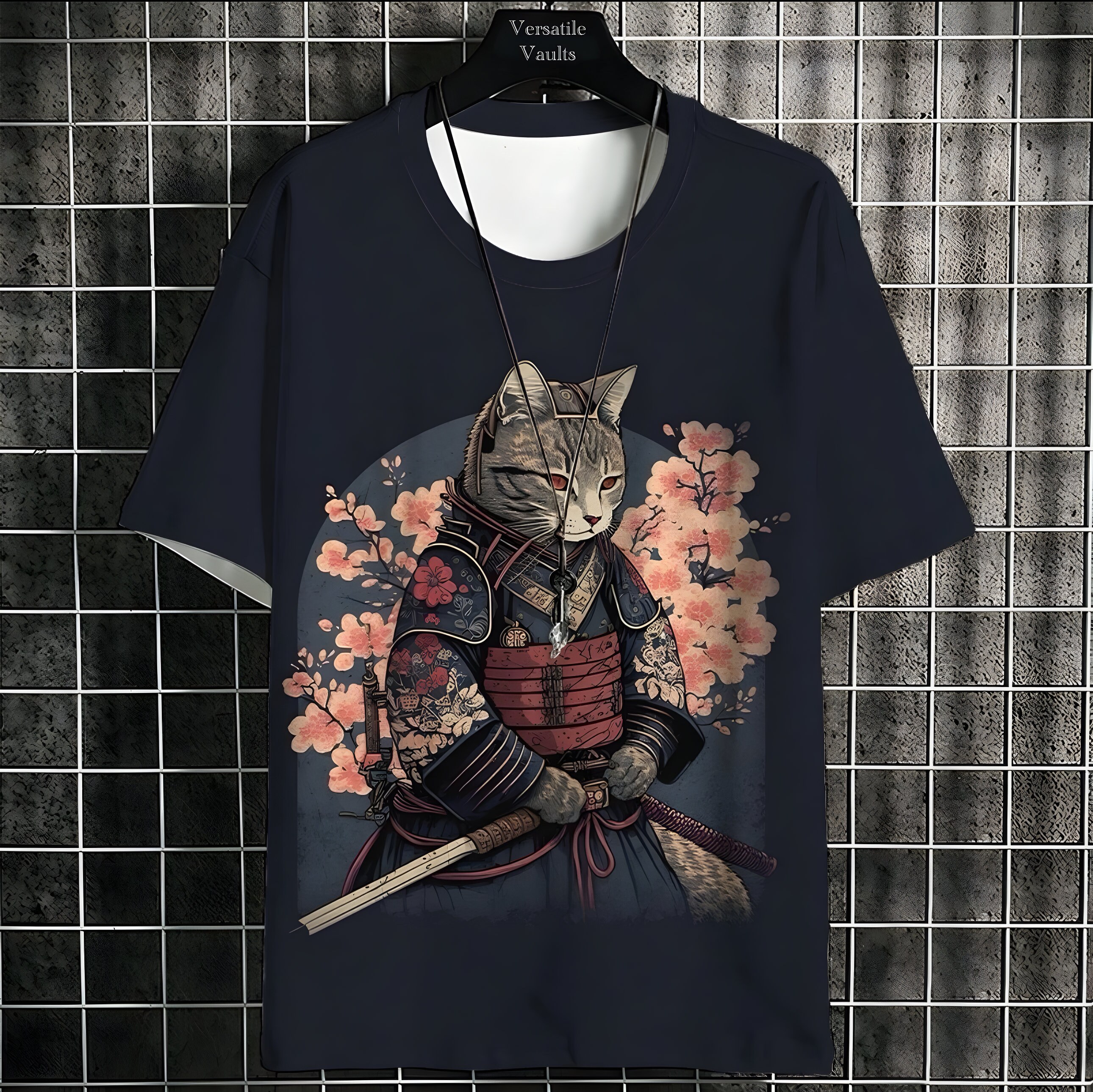 [ NERDY ]★25SS★HANDSOME CAT WAPPEN SHORT SLEEVE T-SHIRT Handsome Cat Wappen Short Sleeve T-Shirt Black Xs - Yamibuy.com