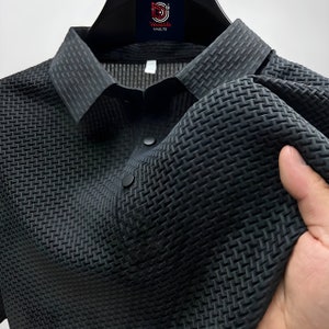 Polo pour homme de haute qualité - T-shirt d'été décontracté à manches courtes - Frais et respirant, chemise pour homme, cadeau pour mari, petit ami