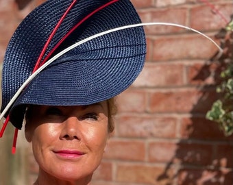 Ascot ladies race day occasion  headpiece hat fascinator bespoke colour ways