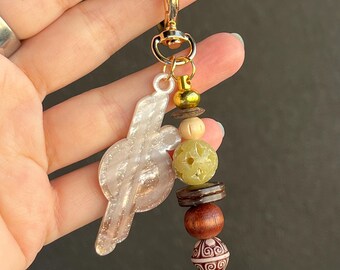 Saja Bead CSL logo Bag Charm Key Chain