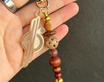 Saja Bead CSL logo Bag Charm Key Chain
