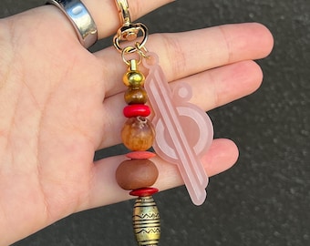 Saja Bead CSL logo Bag Charm Key Chain