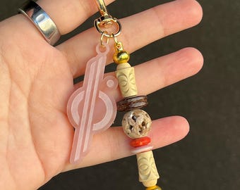 Saja Bead CSL logo Bag Charm Key Chain