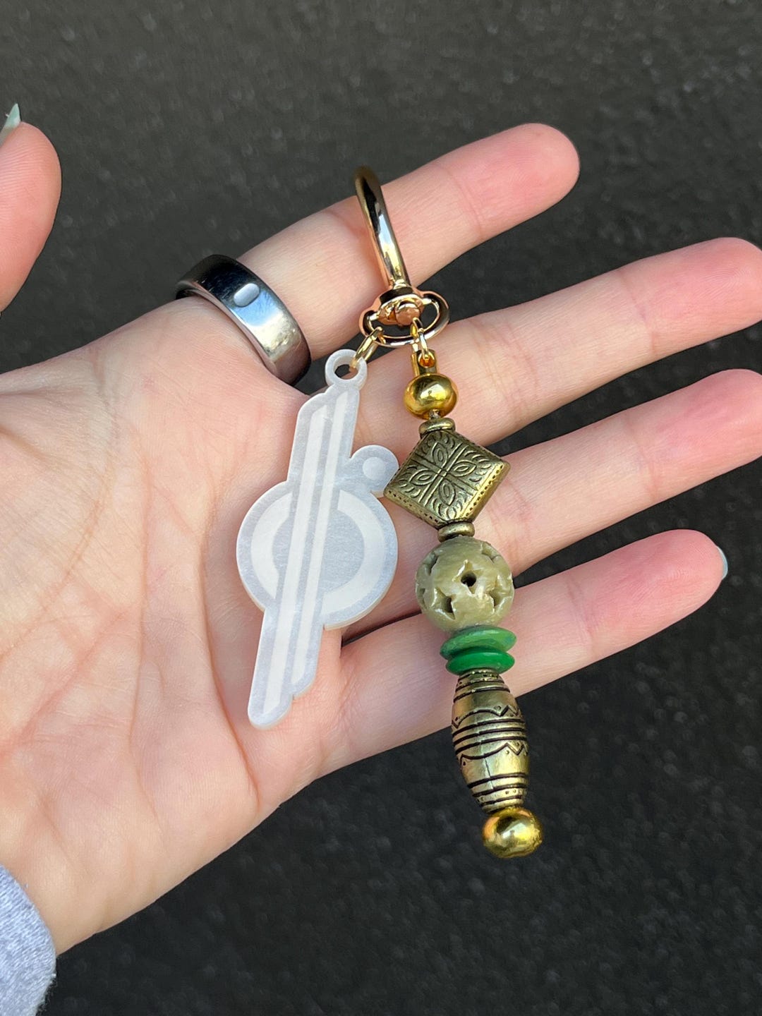 Saja Bead CSL Logo Bag Charm Key Chain - Etsy