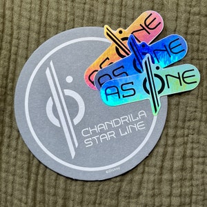 As One - Halcyon Galactic Starcruiser Holographic Sticker