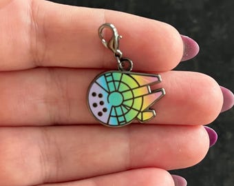 Pride Falcon space fight enamel charm!