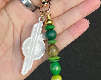 Saja Bead CSL logo Bag Charm Key Chain