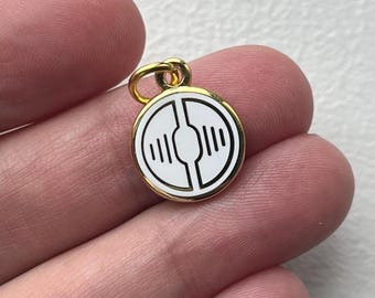 M Band space fight enamel charm Galactic Starcruiser!