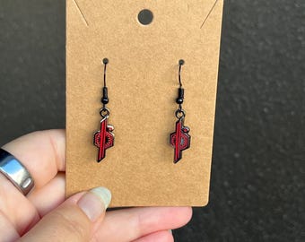 Croyalist space fight enamel earrings Galactic Starcruiser!