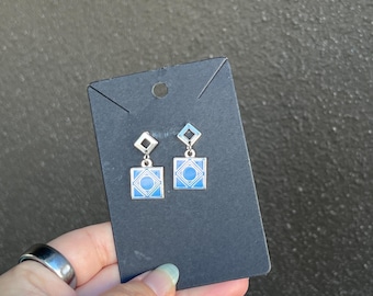 Holocron glow in the dark earrings