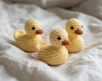 Gehäkelte Enten-Anleitung für Anfänger geeignet