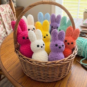 Easter Peep Bunny Crochet Pattern