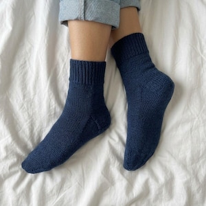 Toe Up Sock Knitting Pattern PDF