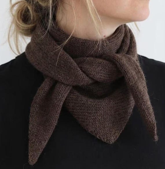 Beginner Bandana Neck Warmer Triangle Scarf Pattern - Etsy