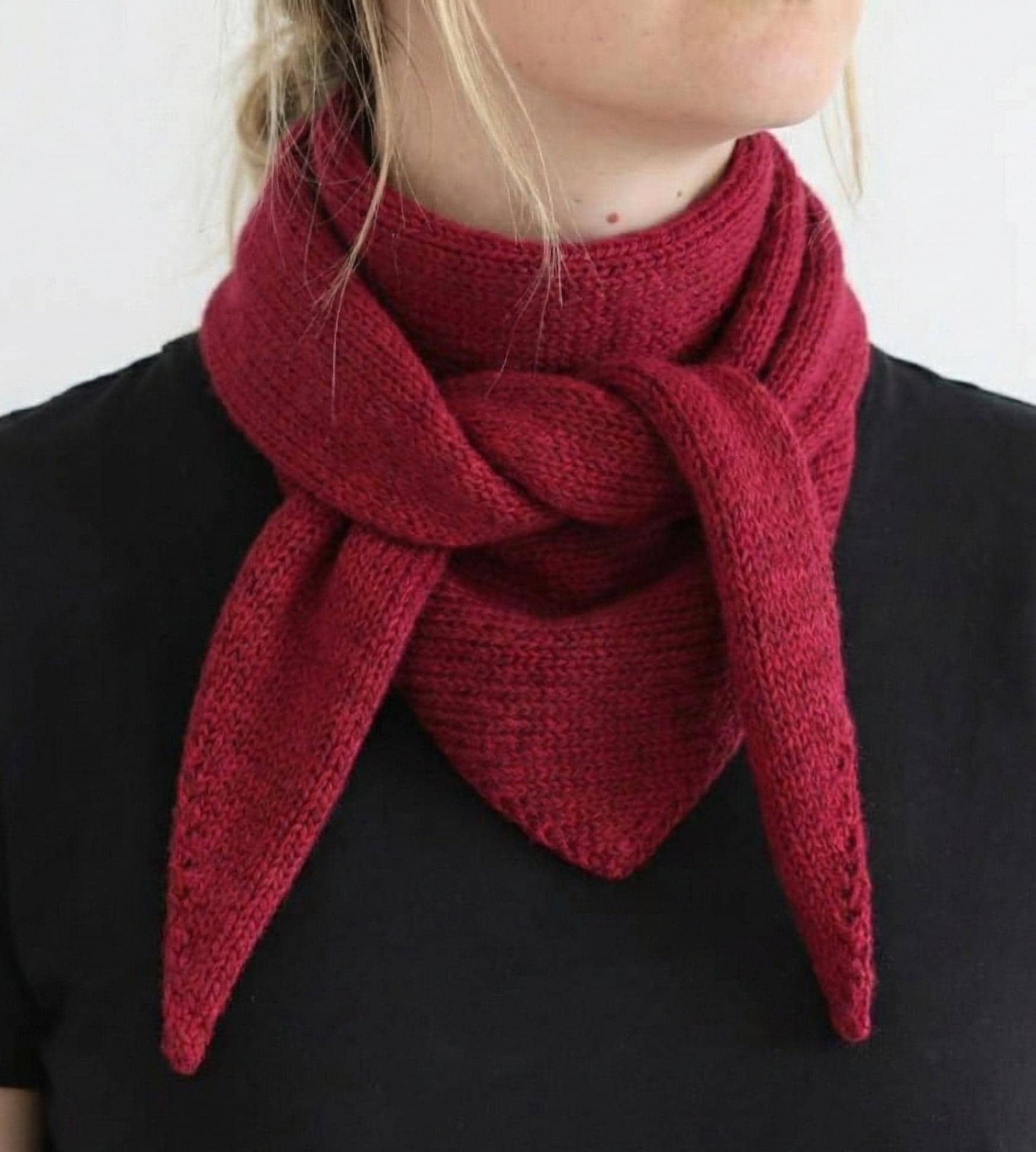 Easy Triangle Scarf Knitting Pattern PDF - Etsy