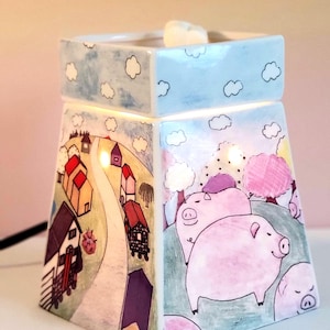 Midwest Sceneries - Wax Melt Burner and Electric Wax Warmer for Scented Wax Melts by Evelina Natural Ohio