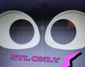 Fursuit eye blank stl file for 3d printing (STL ONLY)