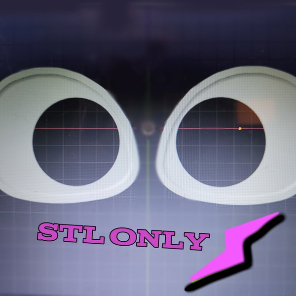 Fursuit eye blank stl file for 3d printing (STL ONLY)