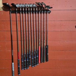 Golf club holder wall mount