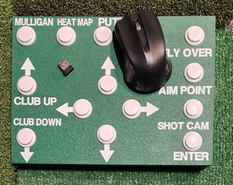 Golf simulator control box (wireless) for GSPRO. FREE BONUS: Wireless mouse