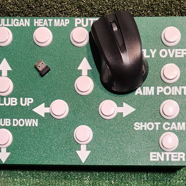 Golf simulator control box (wireless) for GSPRO