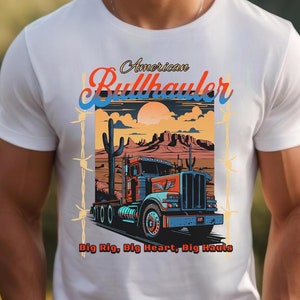 American Bull Hauler T-Shirt: Semi-Truck Graphic Tee
