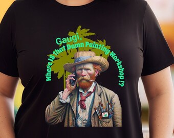 Funny Van Gogh Unisex T-Shirt: Art Lover Gift