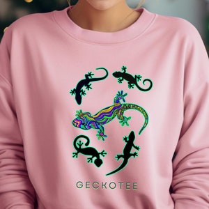 Gecko Sweatshirt: Tropisches Eidechsen-Liebhaber-Geschenk