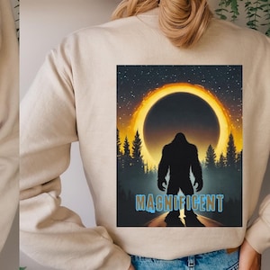Bigfoot Eclipse-tröja: Tryck fram och bak