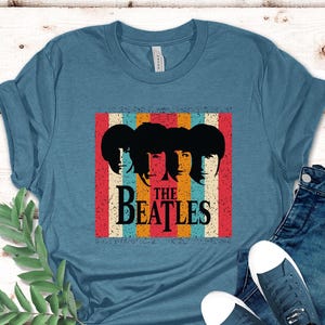 Camiseta retro de los Beatles: regalo para los fans del rock de los 60